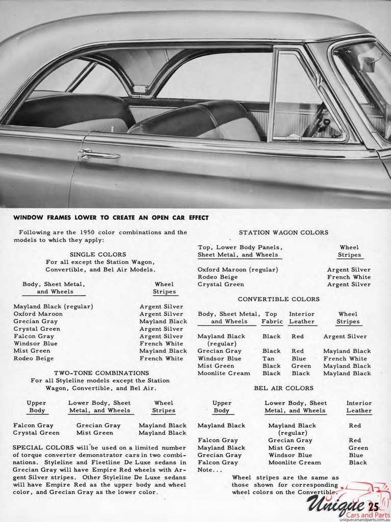 1950 Chevrolet Engineering Features Brochure Page 3